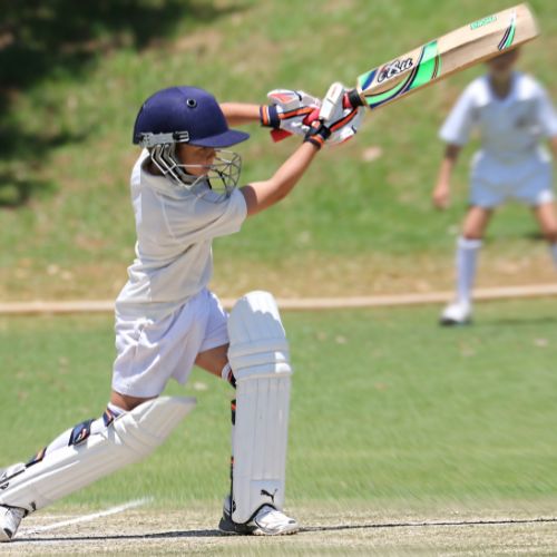 A pair of specialized cricket glasses for optimal vision and protection on the field.